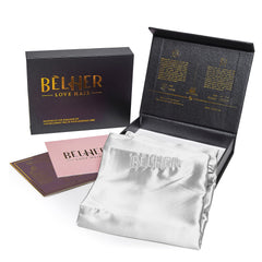 Fata de Perna Matase Naturala Mulberry, 22 Momme, 6A, Ivory, Cutie Cadou