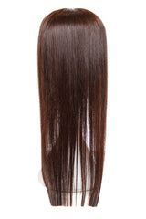 Peruca Partiala Naturala Monofilament Ciocolatiu