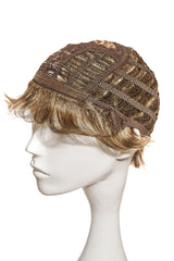 Peruca CARMEN Saten Deschis cu Suvite