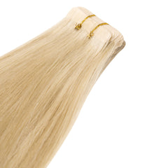 Extensii Invisible Tape-On Par Rusesc Blond Argintiu