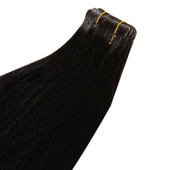 Extensii Invisible Tape-On Par Rusesc Negru Intens