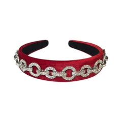 Coronita Rosie cu Cristale