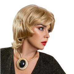 Peruca Naturala LIDIA Blond Deschis Cenusiu