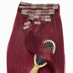 Extensii Clip-On Deluxe Burgundy