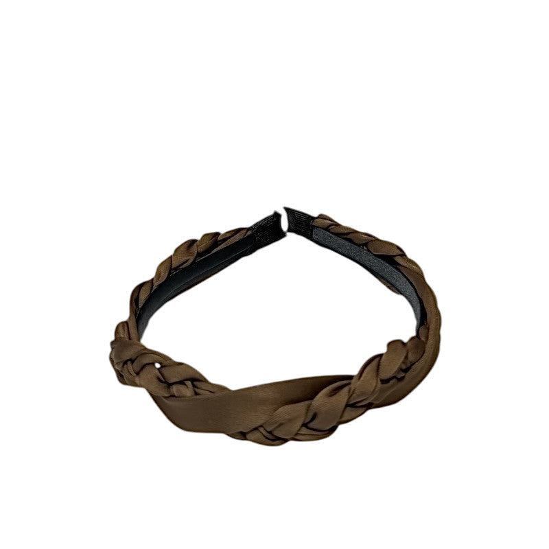 Bentita cu Impletitura Maro Inchis