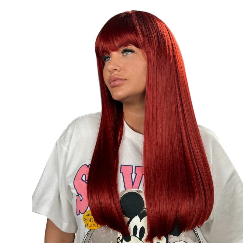 Peruca KARINA Rosu Intens