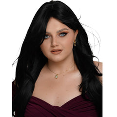 Peruca Laura Negru Intens