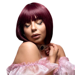 Peruca CARLA Visiniu Inchis