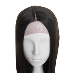 Peruca Raluca Lung Saten Inchis