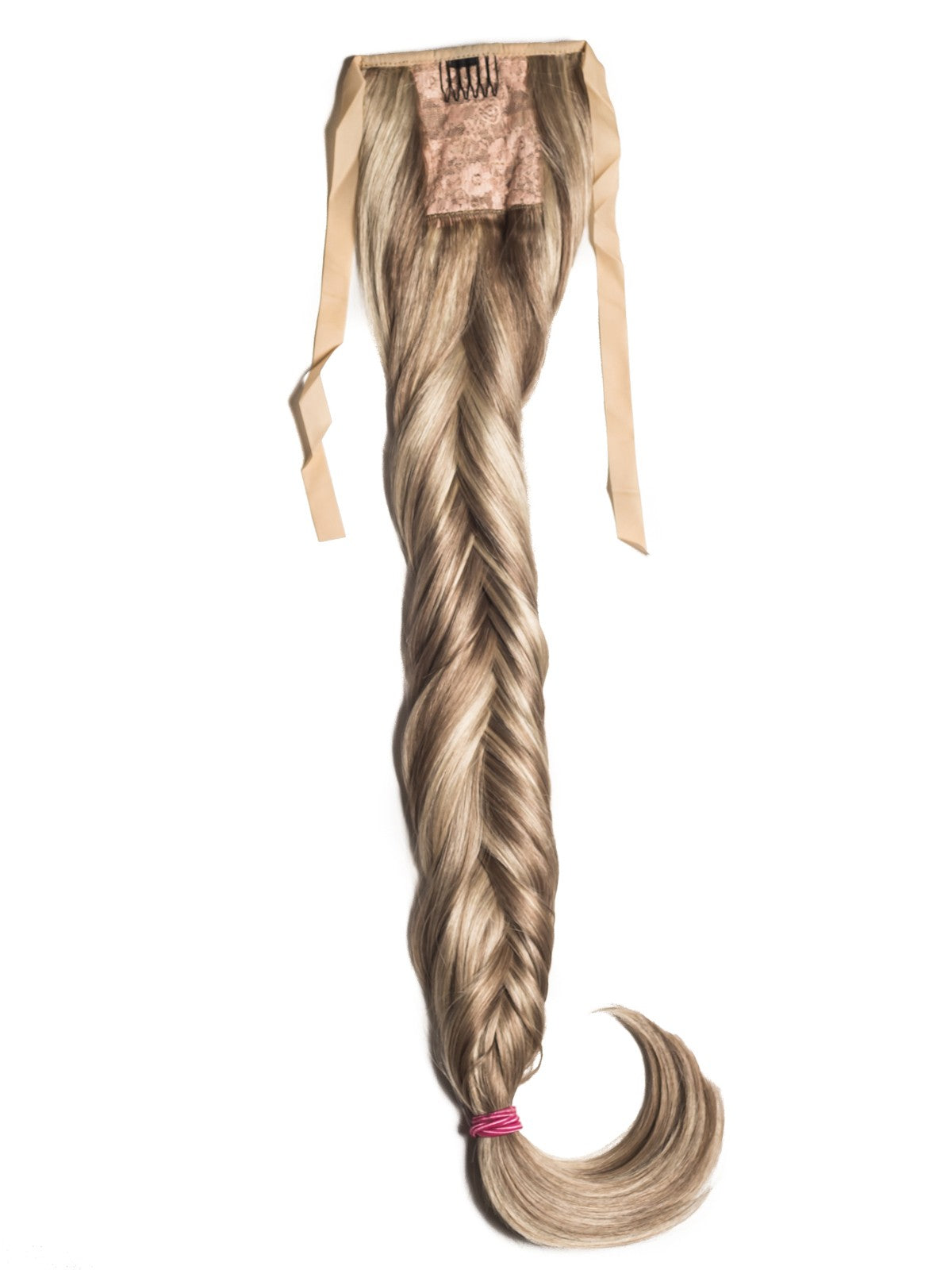 Mix Blond Cenusiu Coada Par Impletit