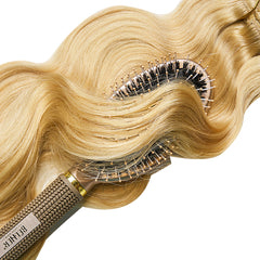 Extensii Clip-On Ondulat Premium Blond Deschis