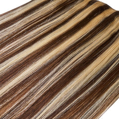 Tresa Clip-On VIP Saten Ciocolatiu cu Suvite