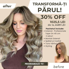 Pachet Tape On VIP 45 cm 2 seturi + Servicii