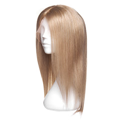 Peruca Naturala Alina Blond Deschis Cenusiu