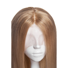 Peruca Naturala Alina Blond Deschis Cenusiu