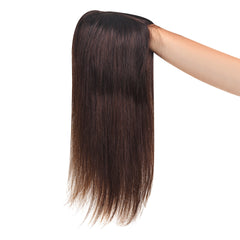 Peruca Partiala Naturala Monofilament 50cm Ciocolatiu