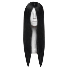 Peruca Partiala Naturala Monofilament 50cm Negru Intens