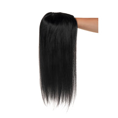 Peruca Partiala Naturala Monofilament 50cm Negru Intens