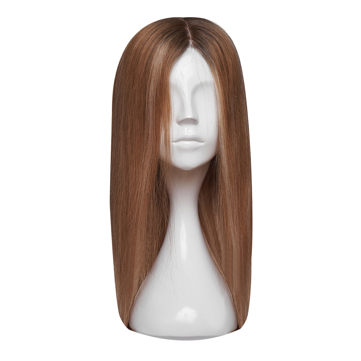 Peruca Naturala IRIS Ombre Blond Inchis/Blond Cenusiu