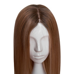 Peruca Naturala IRIS Ombre Blond Inchis/Blond Cenusiu