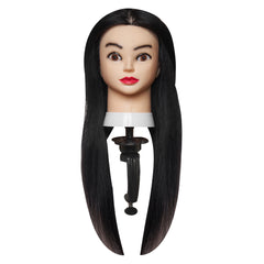 Cap Manechin Practica Par Natural Negru 45-50cm