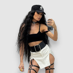 Celebrity Peruca Bia Negru Natural