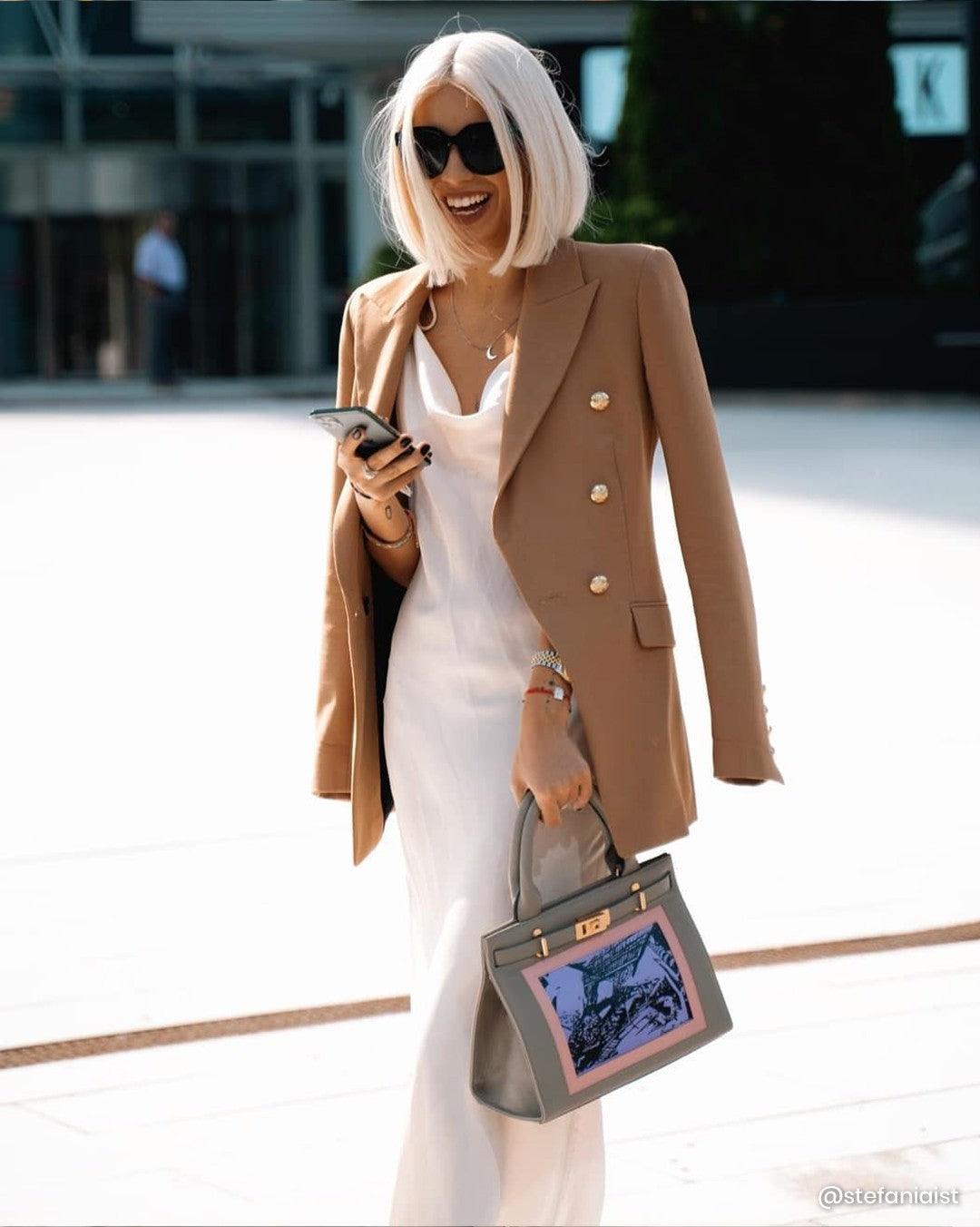 Peruca CELINE Platinat