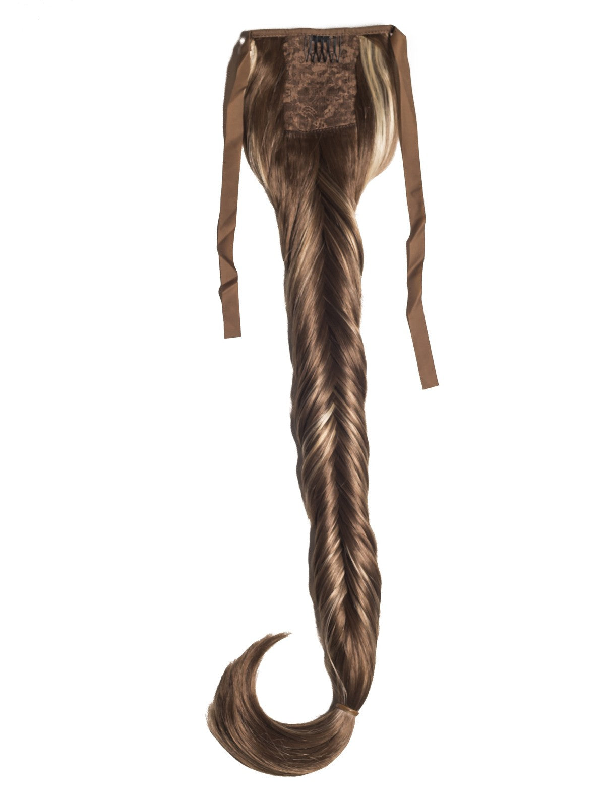 Saten Deschis Cu Suvite Coada Par Impletit