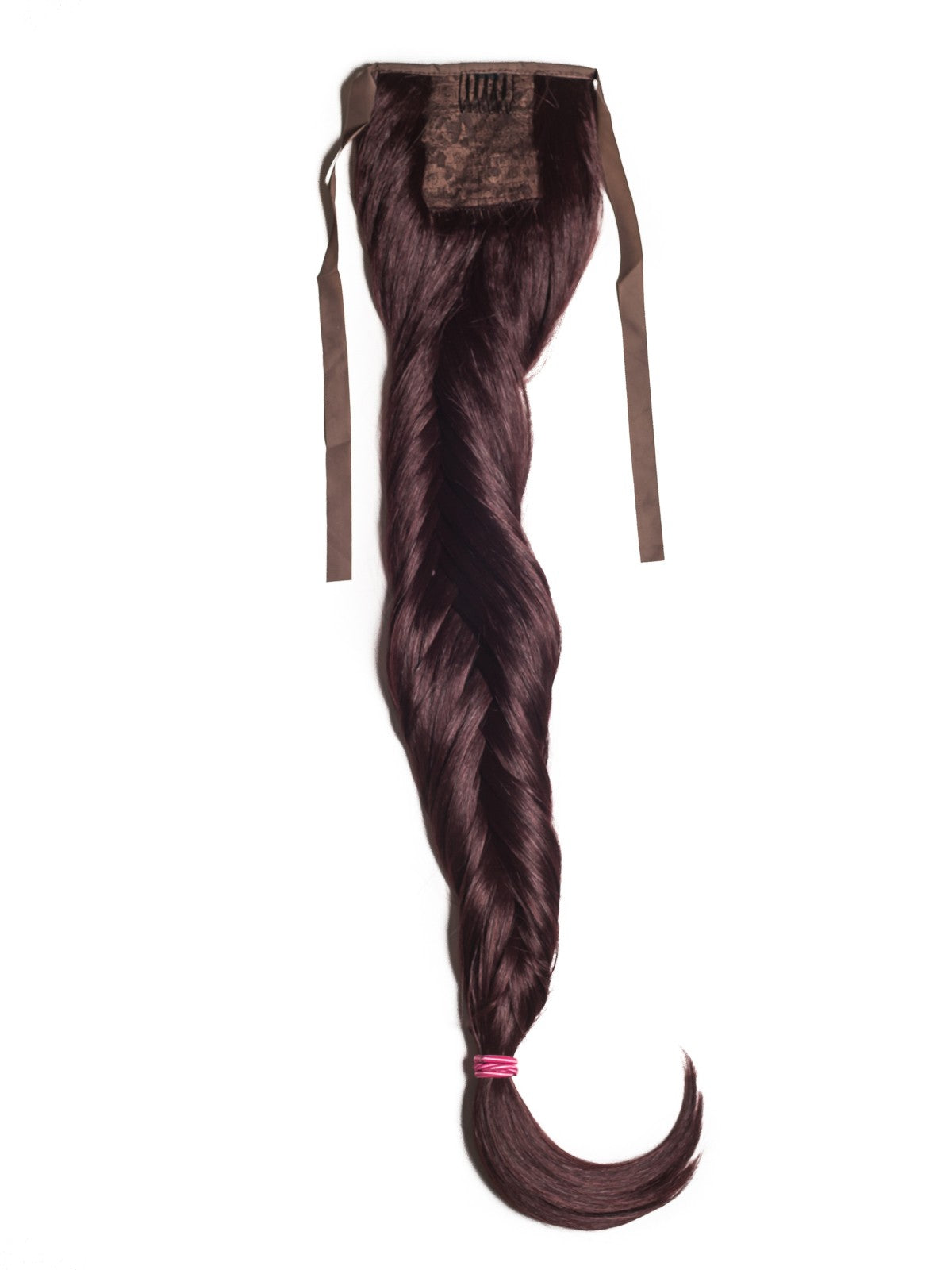 Visiniu Inchis Coada Par Impletit