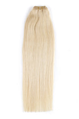 Blond Platinat Extensii Cusute Deluxe