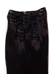 Negru Natural Clip-On Premium