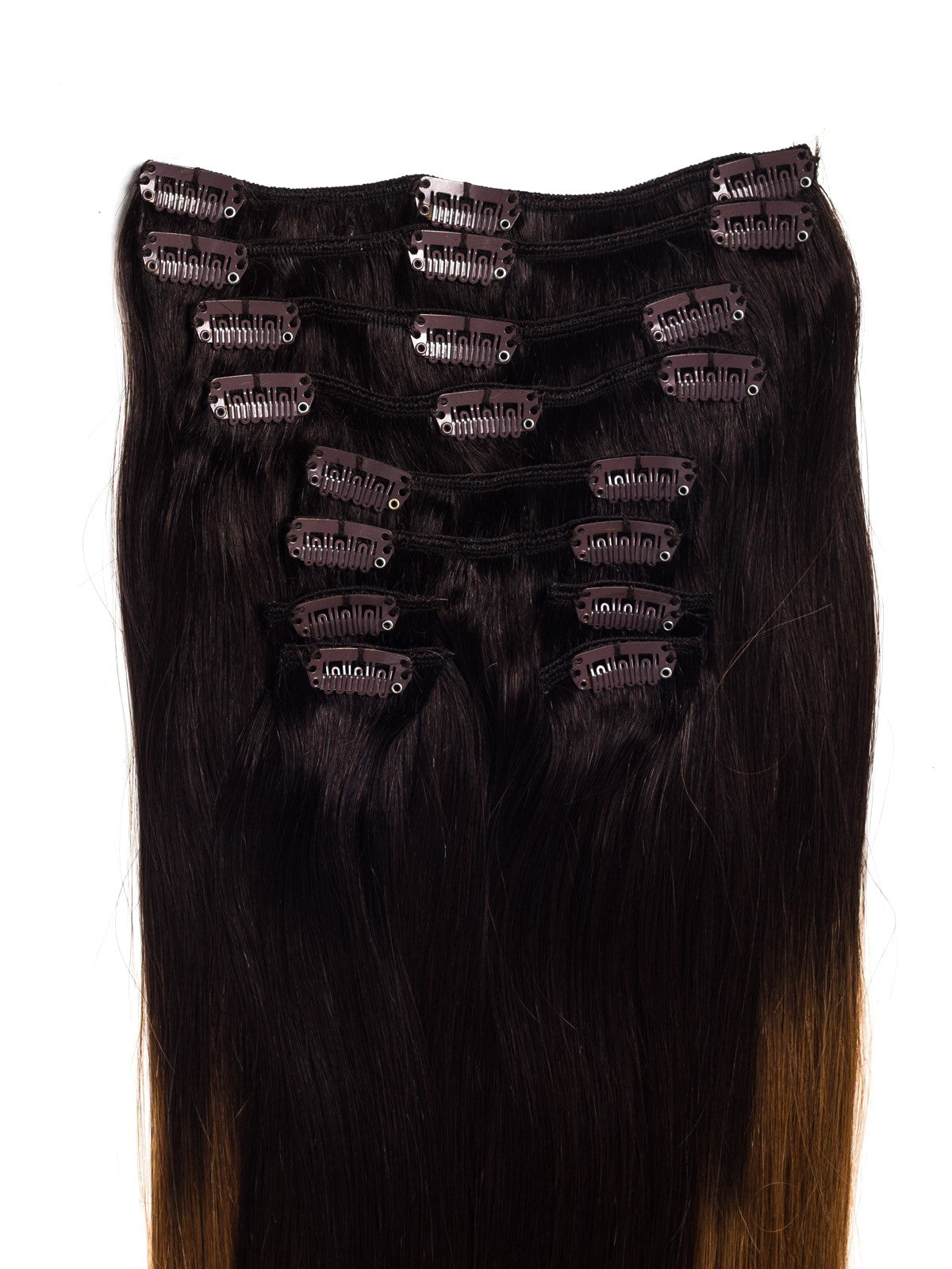 Ombre Saten Inchis/Aramiu Clip-On Premium