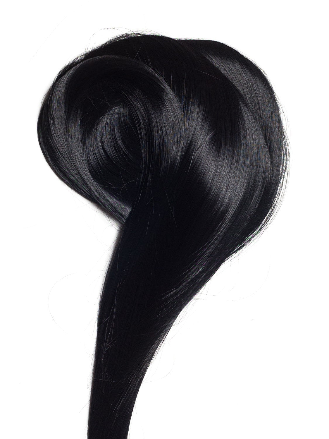 Negru Intens Extensii Clip-On