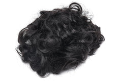 Negru Natural Coc Bucle