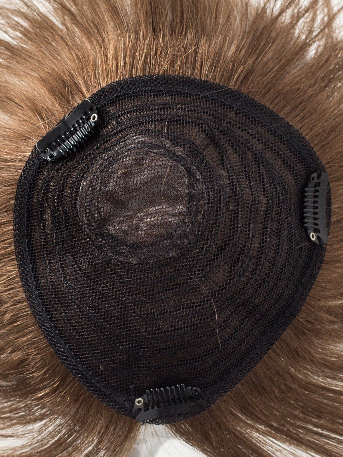 Saten Auriu Peruca Partiala Clip-On