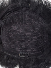 Negru Intens Peruca Partiala Clip-On