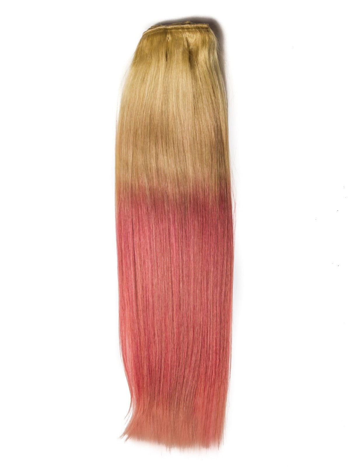Extensii Ombre Blond/Pink Pastel Clip-On DELUXE