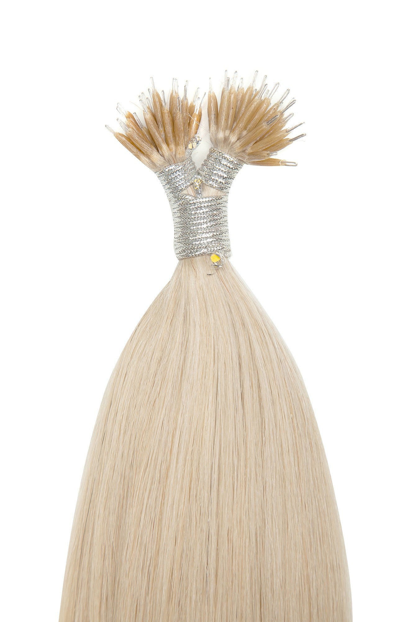 Extensii Nano-Ring Mix Blond Argintiu