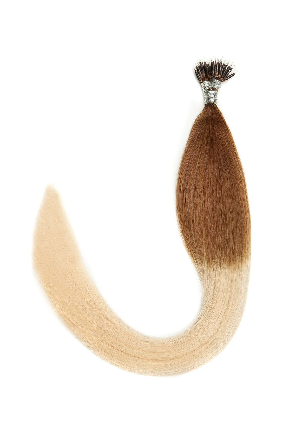 Extensii Nano-Ring Ombre Saten Natural/Blond