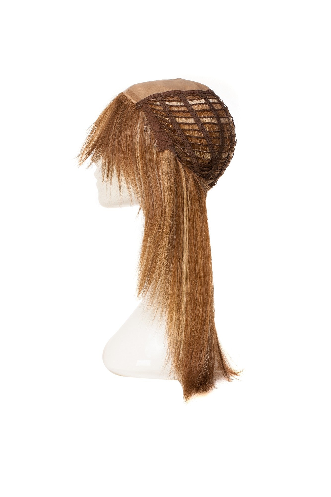 Peruca Naturala MALVINA Saten Deschis Cu Suvite