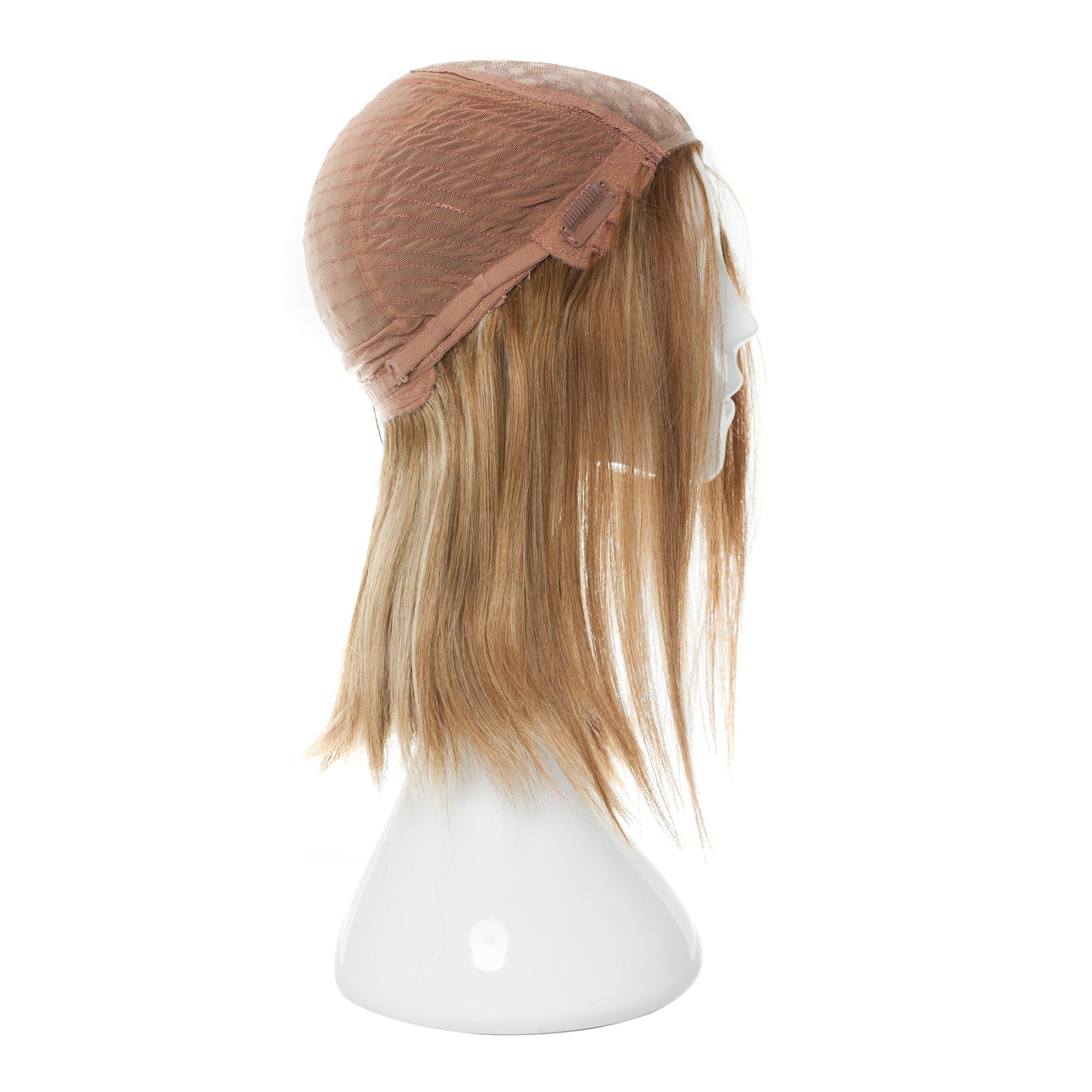 Peruca Naturala MAYA Saten Deschis Cu Suvite