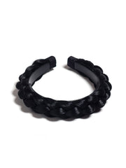 Negru Intens Coronita Impletita