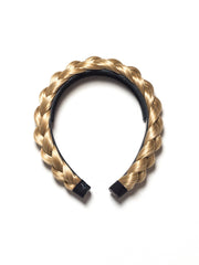 Blond Auriu Coronita Impletita