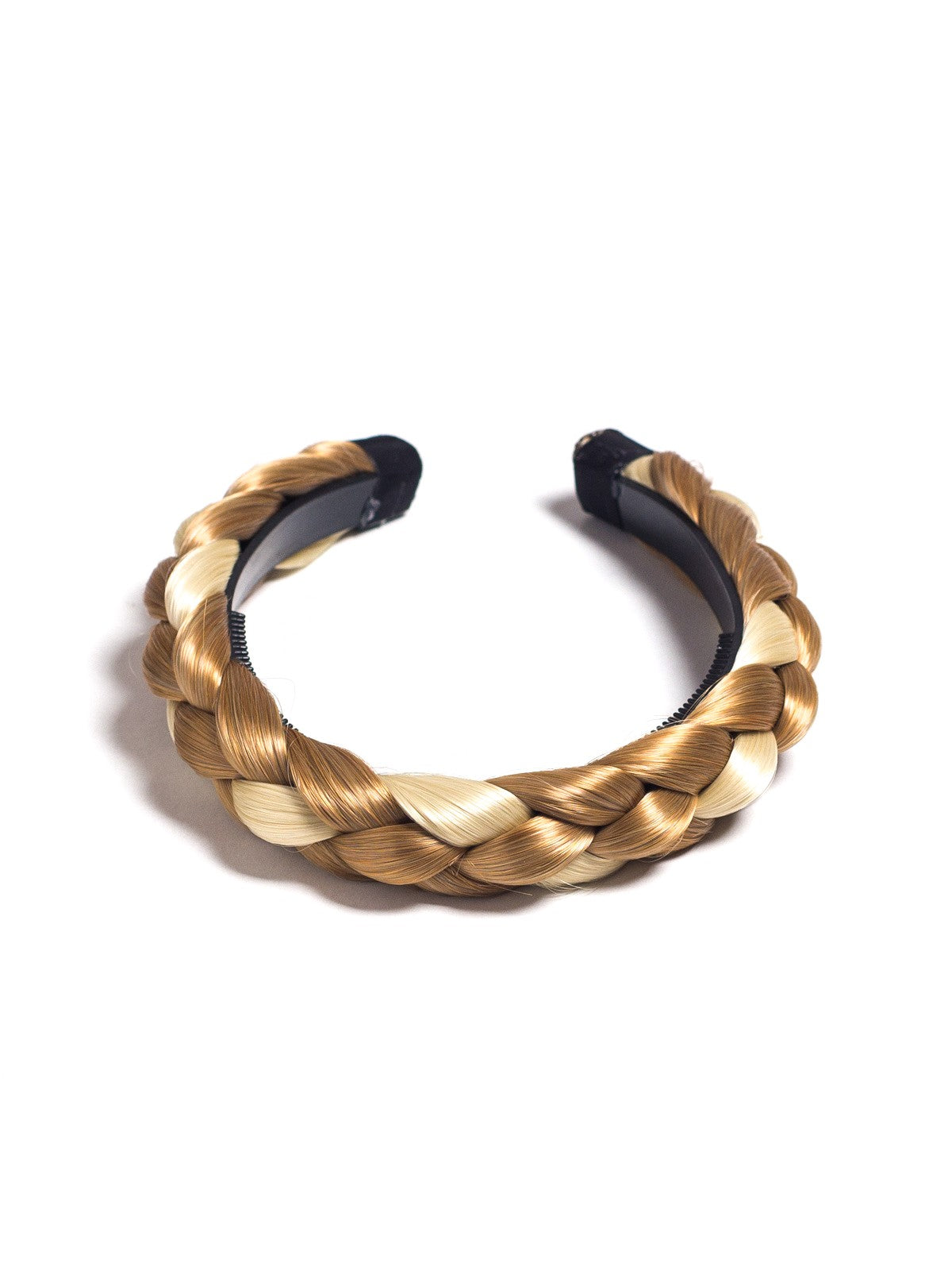 Mix Blond Auriu Coronita Impletita