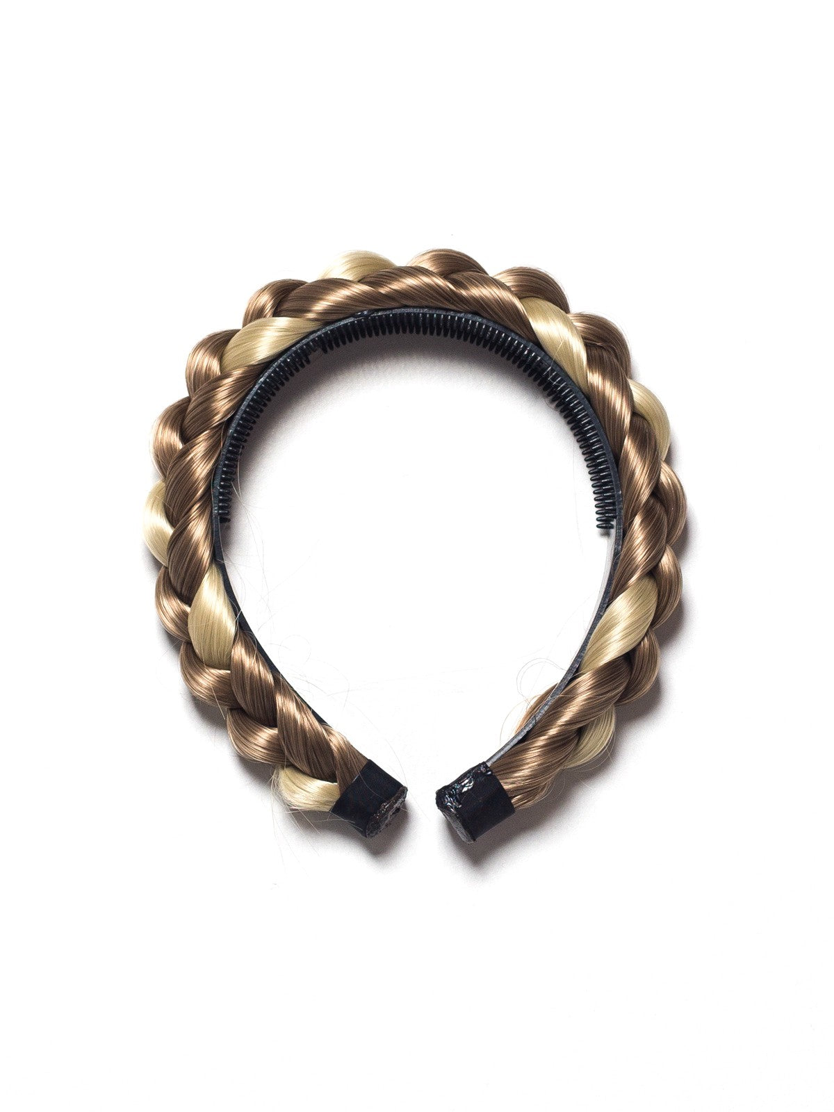 Mix Blond Cenusiu Coronita Impletita