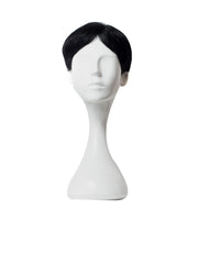 Negru Intens Peruca Partiala Clip-On