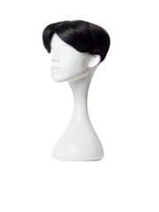 Negru Natural Peruca Partiala Clip-On