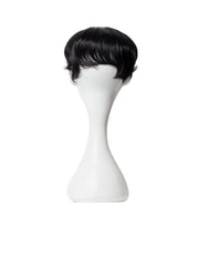 Negru Natural Peruca Partiala Clip-On