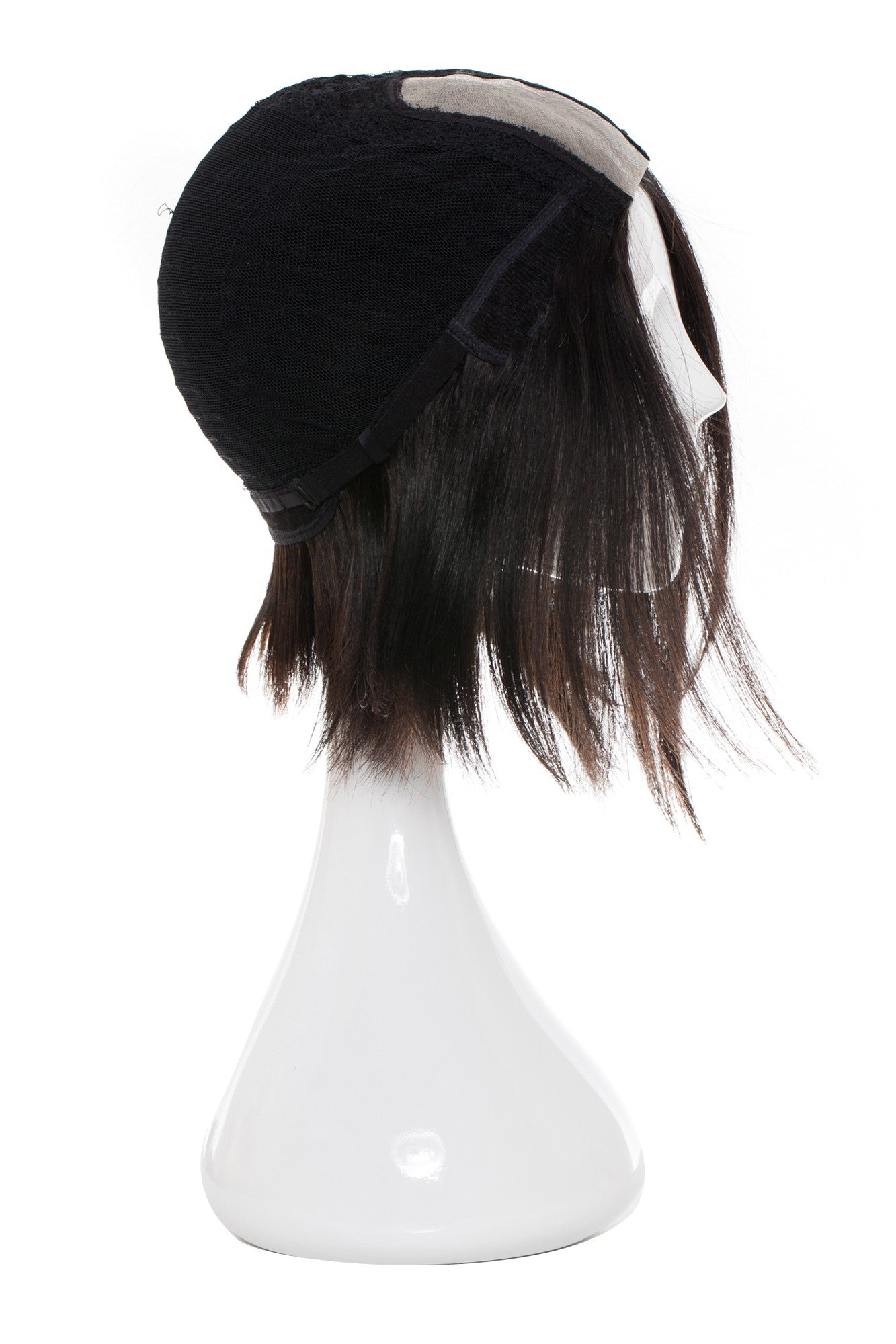 Peruca Naturala Paula Saten Inchis Natural