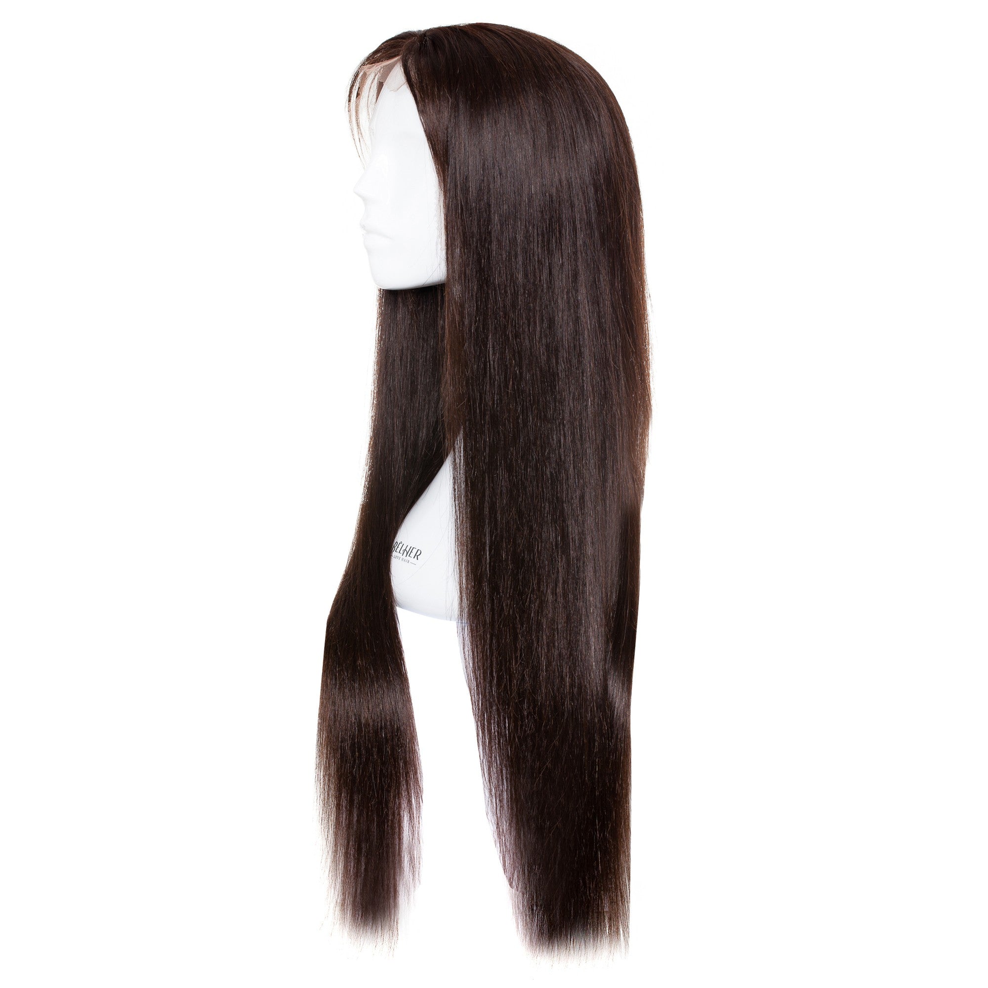 Peruca Naturala Iolanda Saten Inchis